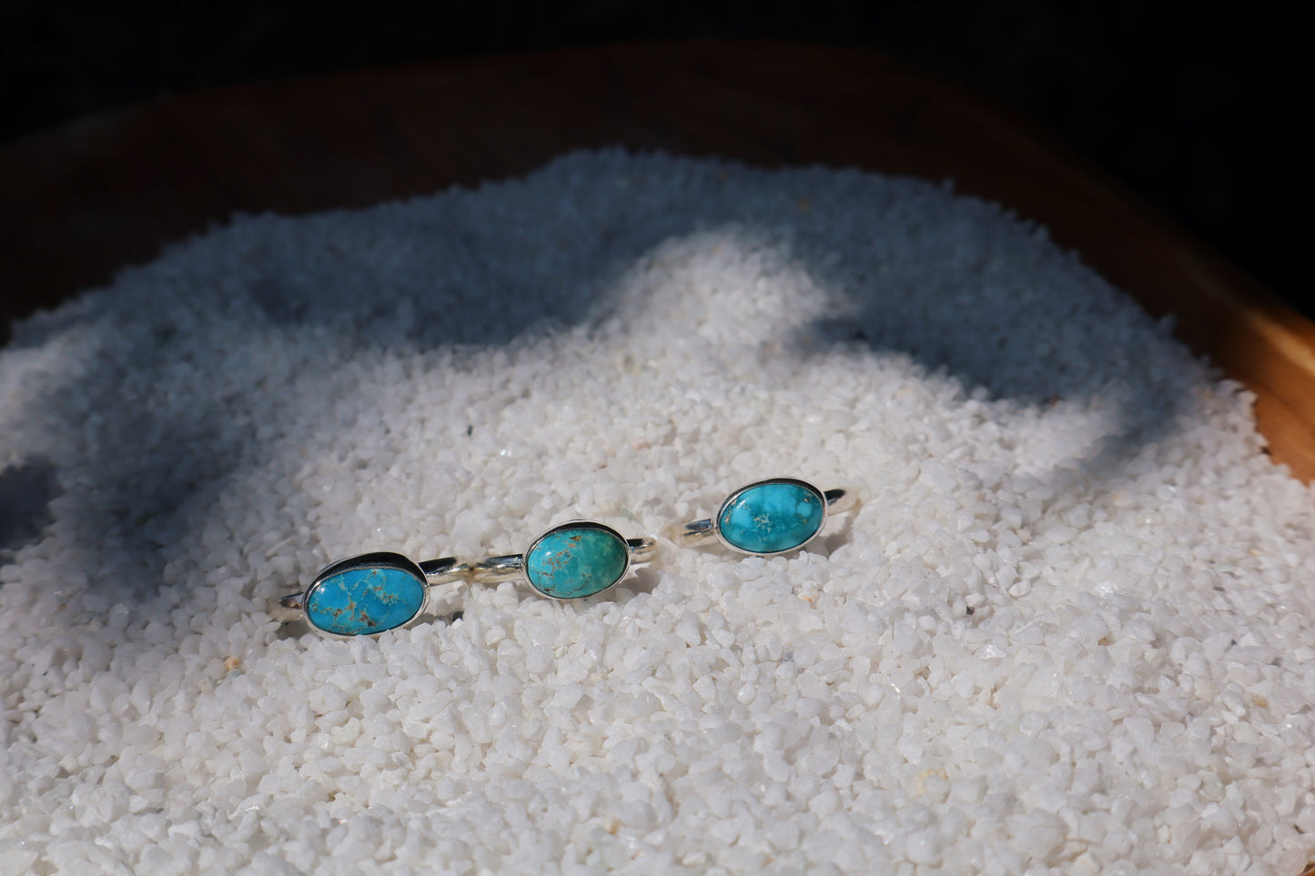 Sierra bell turquoise stacking ring size 6
