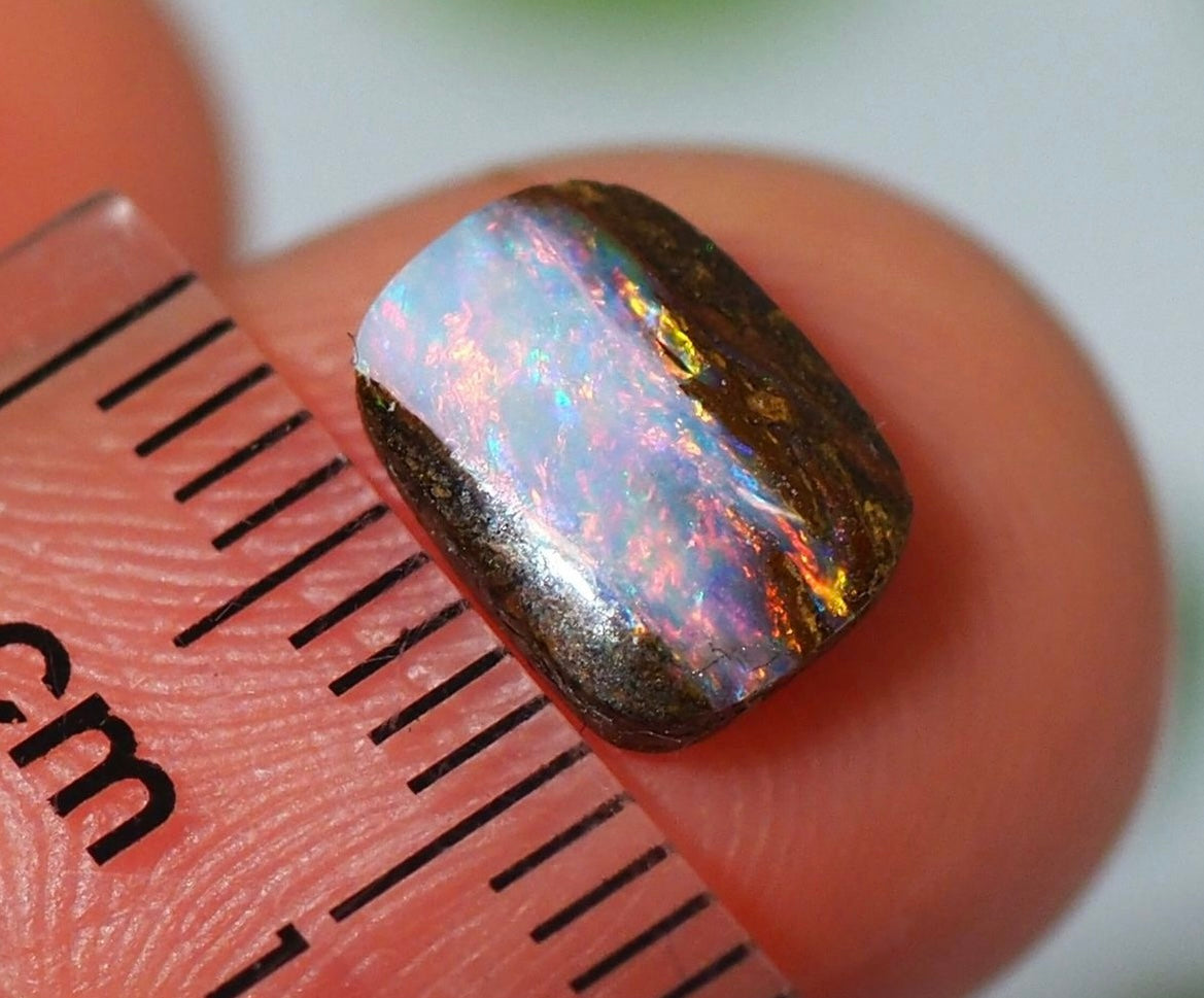 Pink fire wood Opal