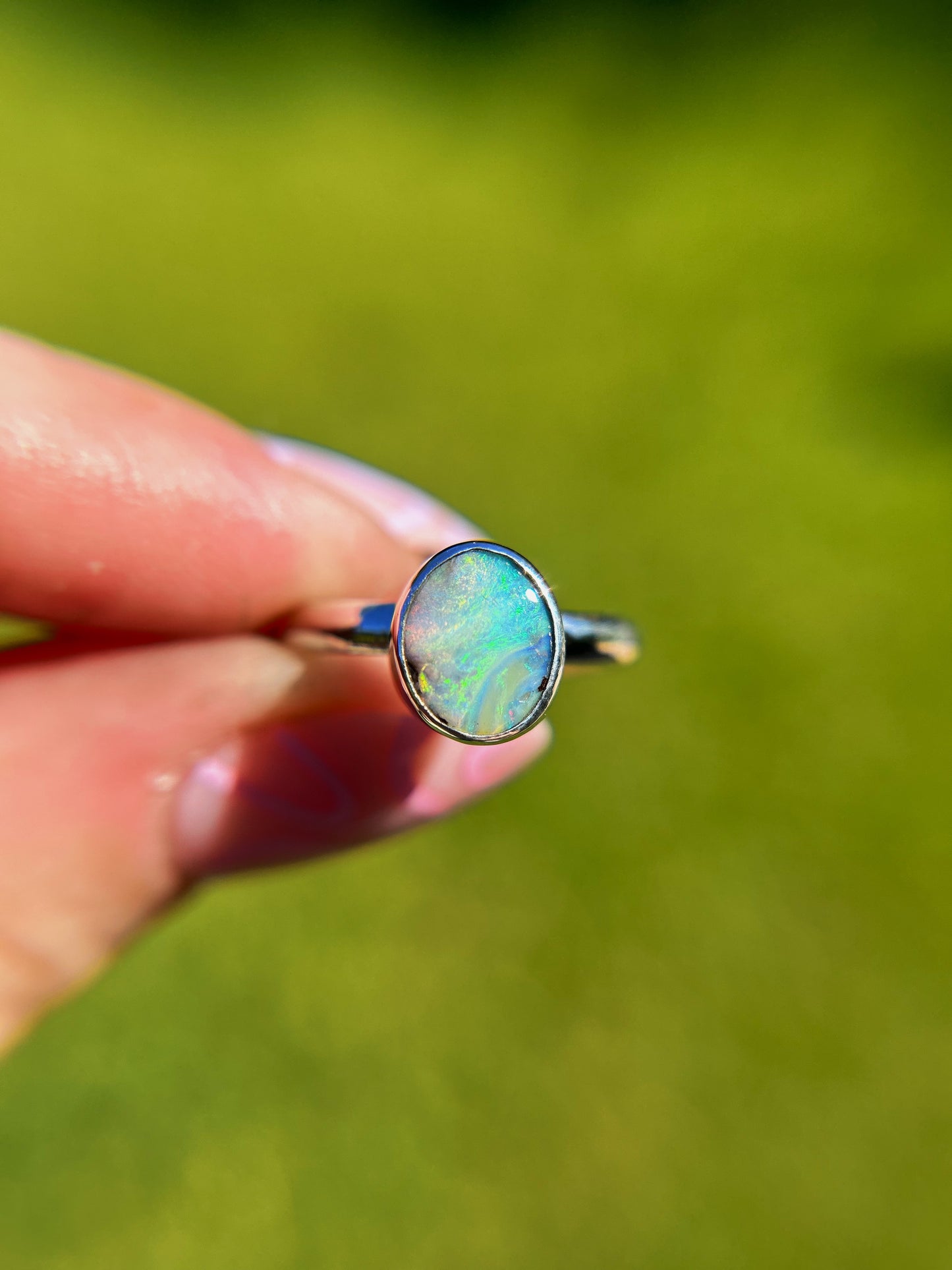 Petite Rainbow sherbet opal
