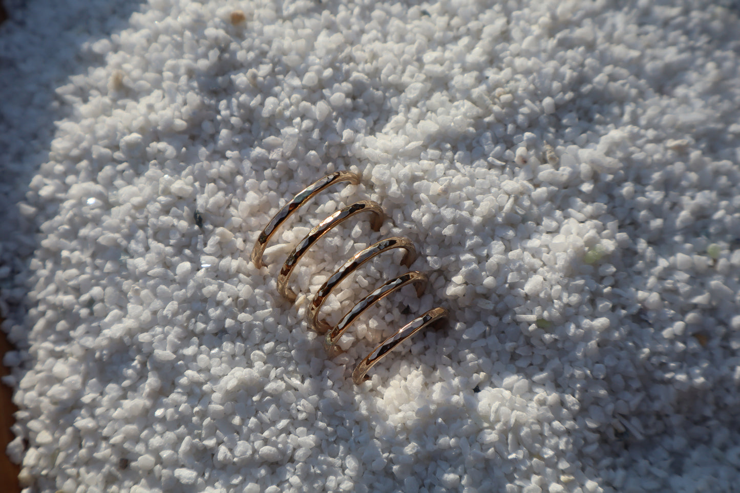 You’re so golden Gold fill stacker rings