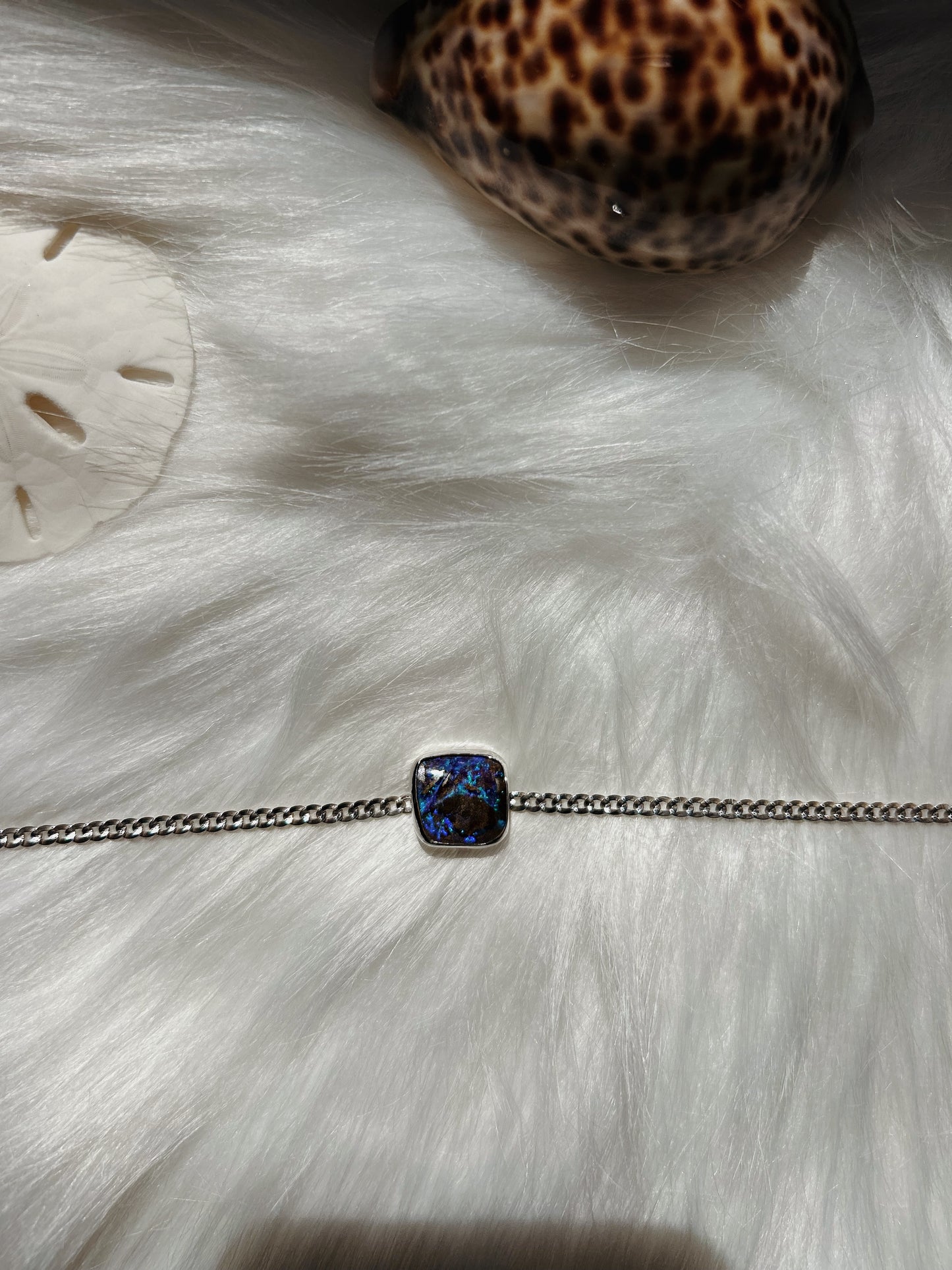 Electric Square Curb chain Bracelet