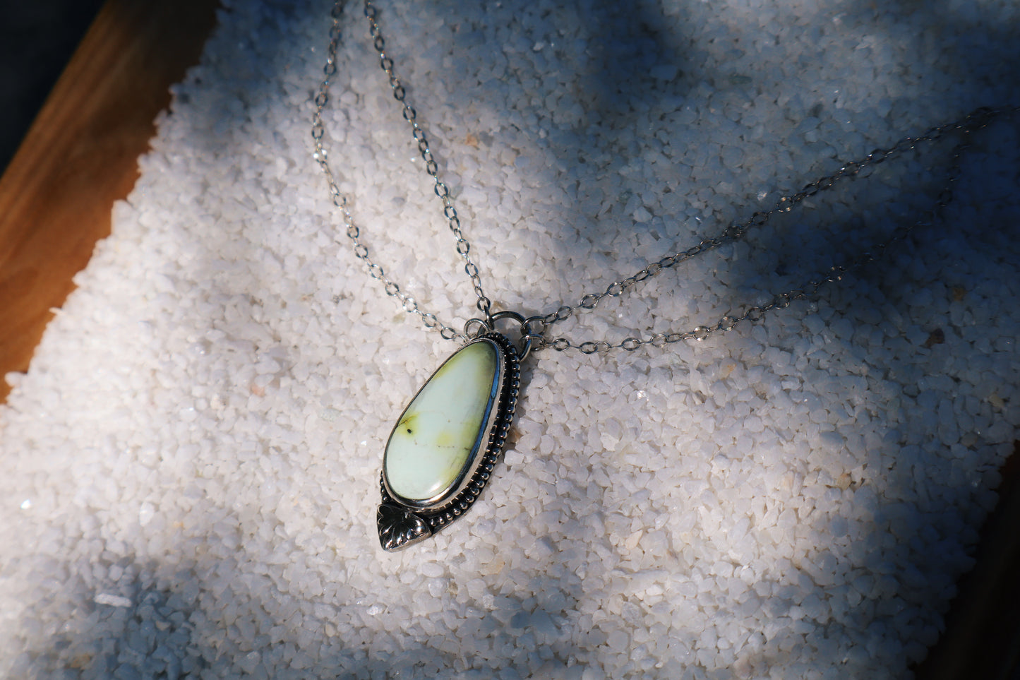 Cactus Flower pendant🌵🌸 (Large palomino turquoise)