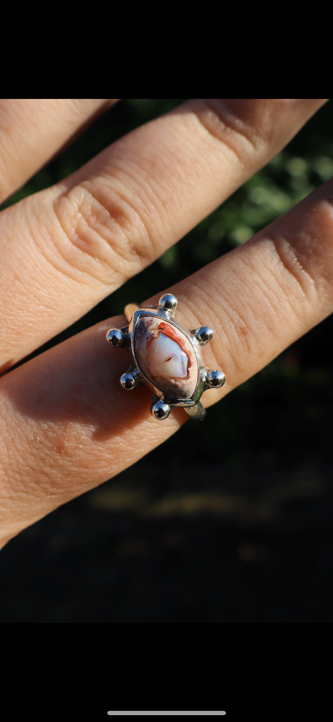 Custom “Eye ring”. Pick your size, next picture is the inspo
