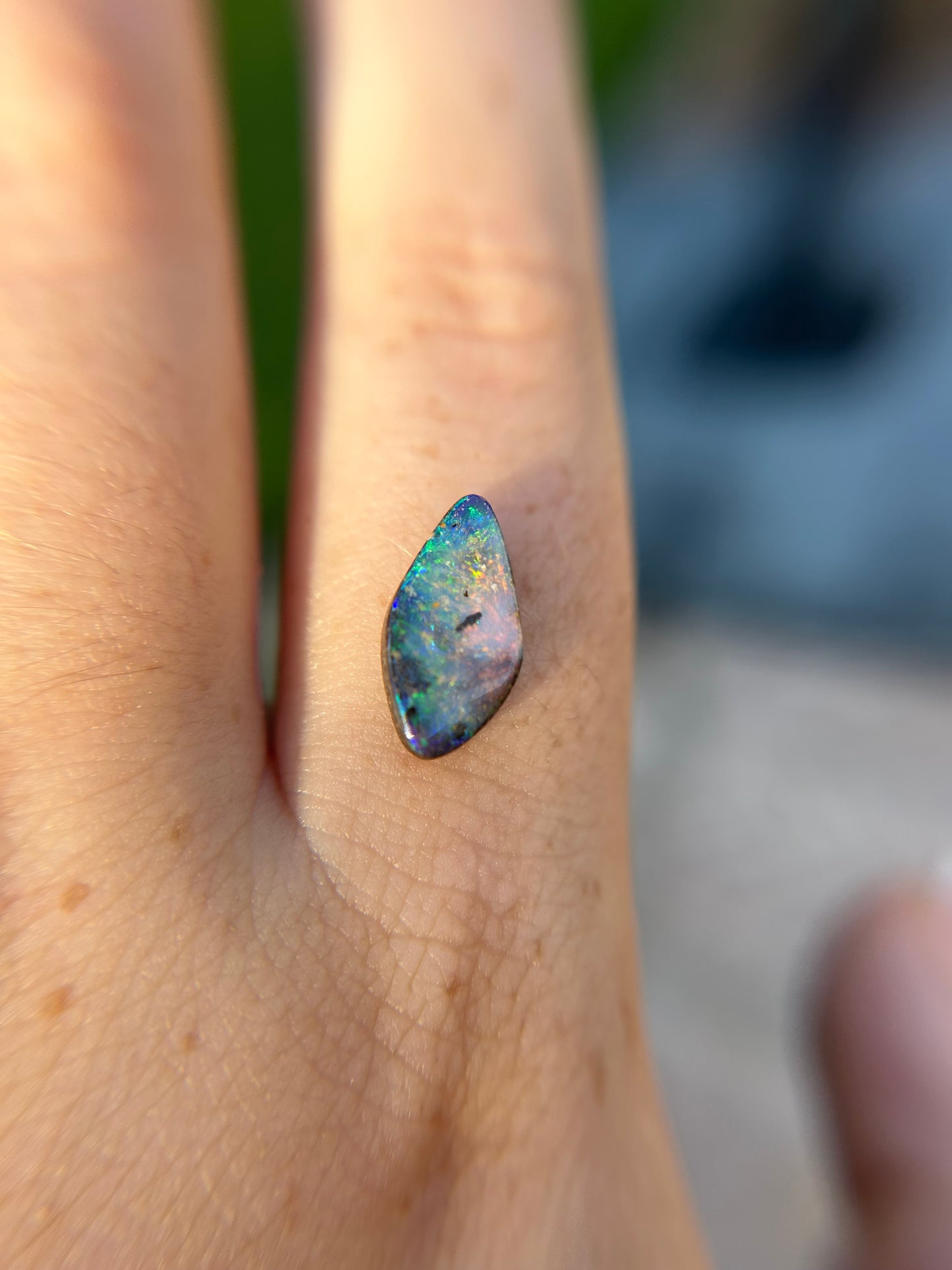 Pink Burst boulder opal