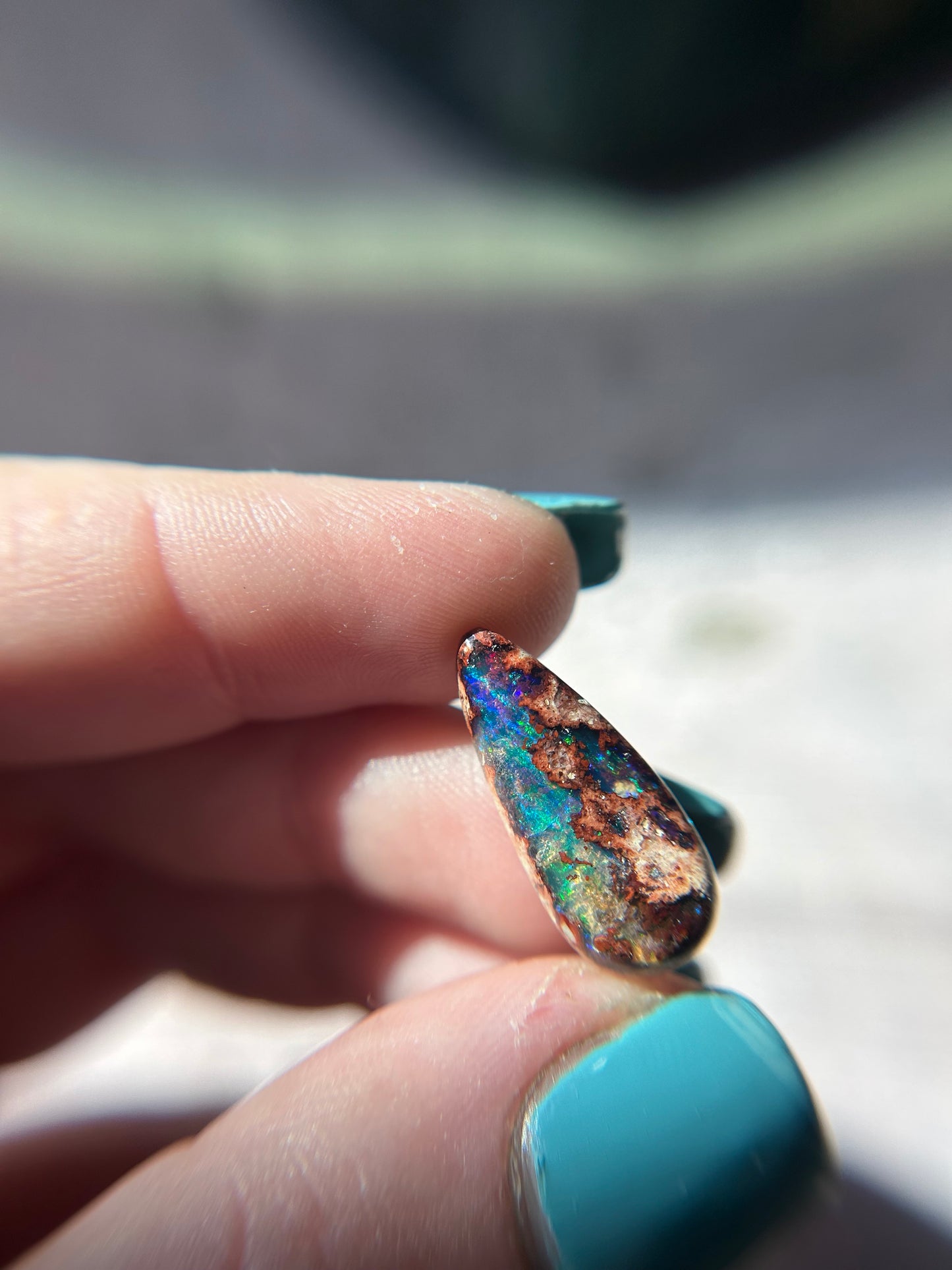 Custom Mexican opal ring