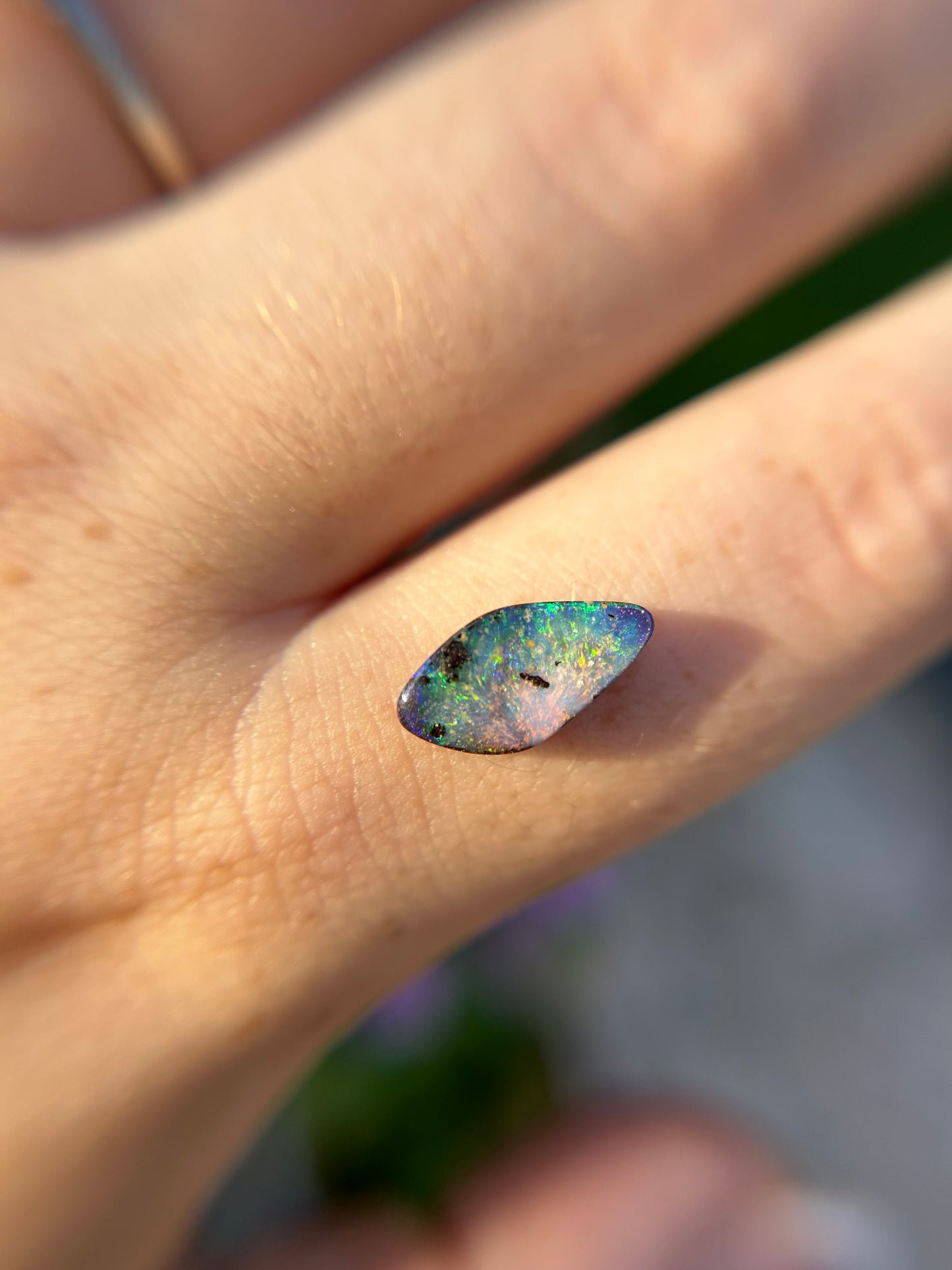 Pink Burst boulder opal