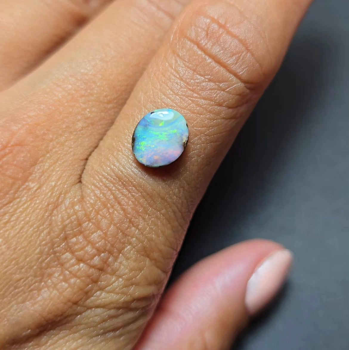 Petite Rainbow sherbet opal