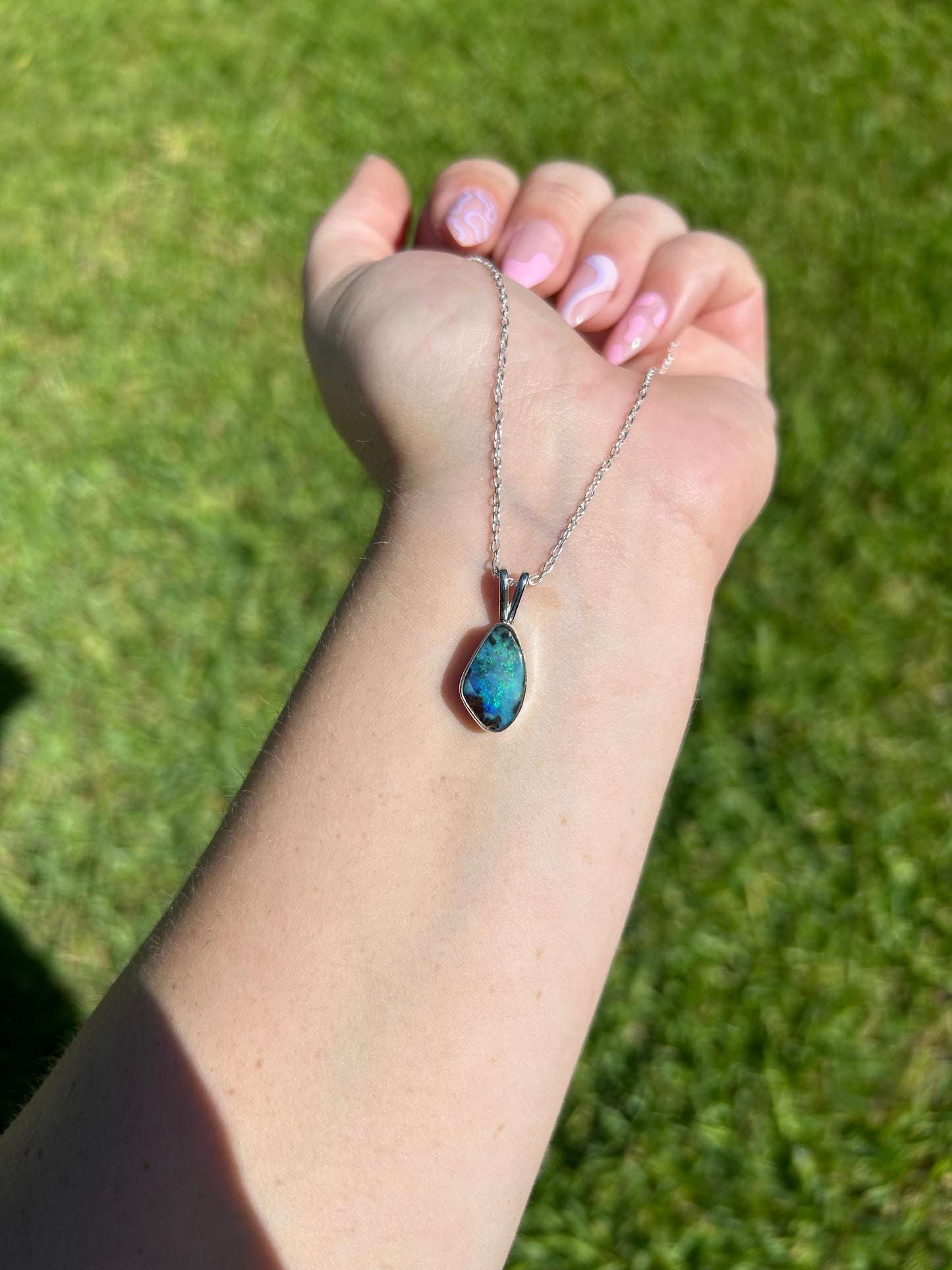 Green blue Ocean Boulder