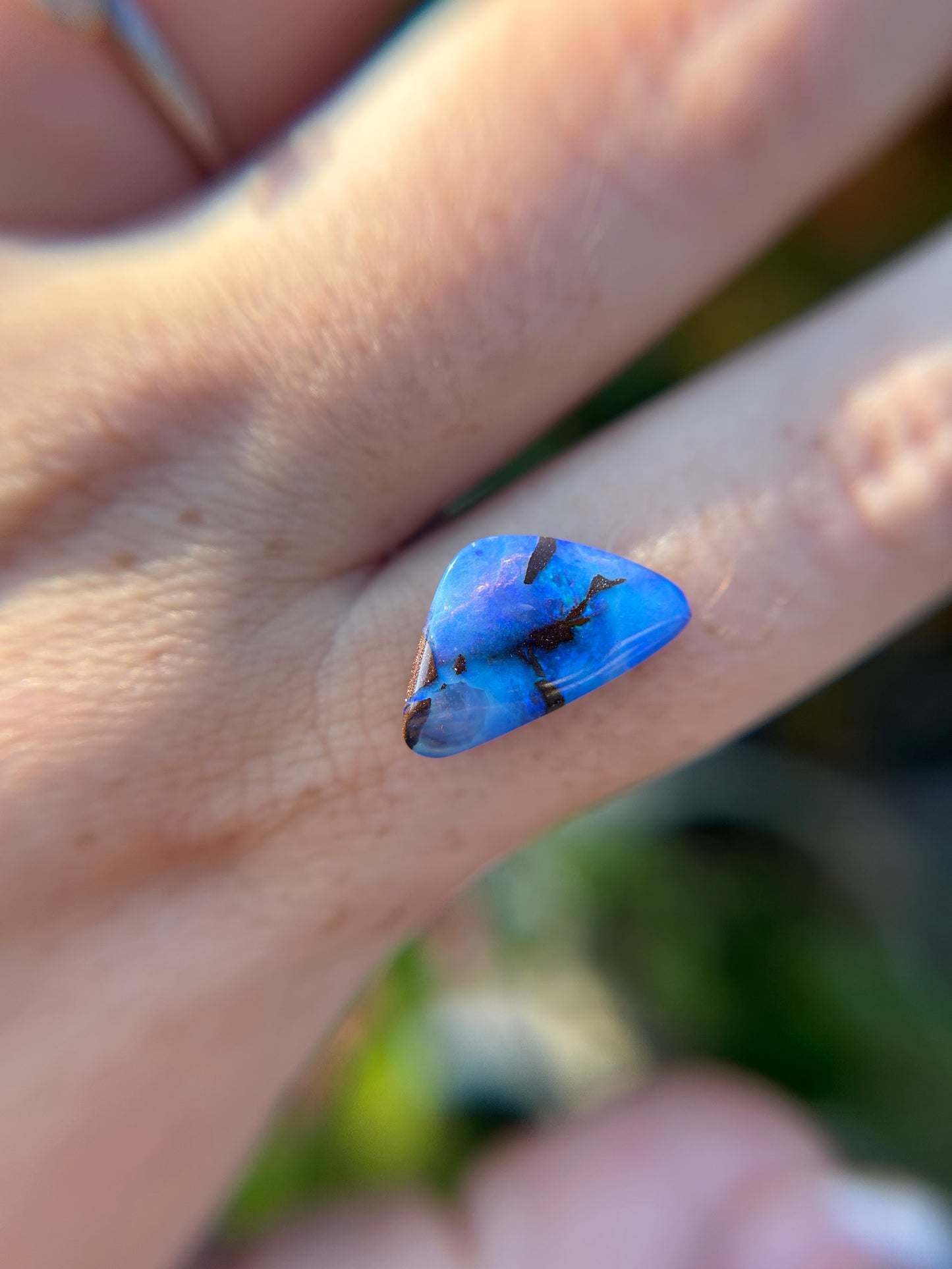 Big Blue boulder opal