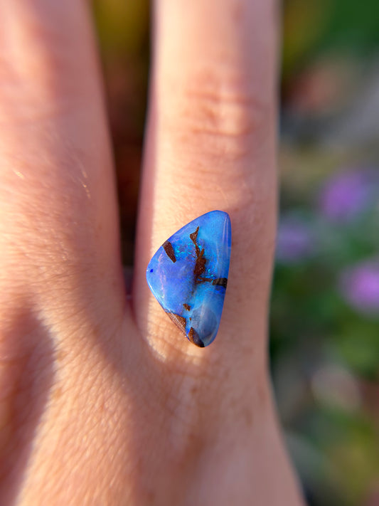 Big Blue boulder opal