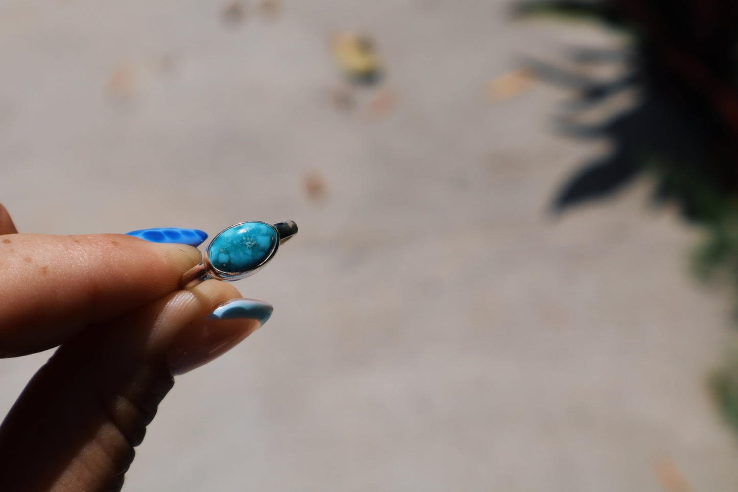 Sierra bella turquoise stacking ring size 7