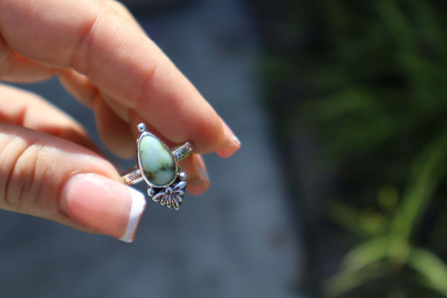 Palomino turquoise “Cactus Flower” ring No.2 Size 7