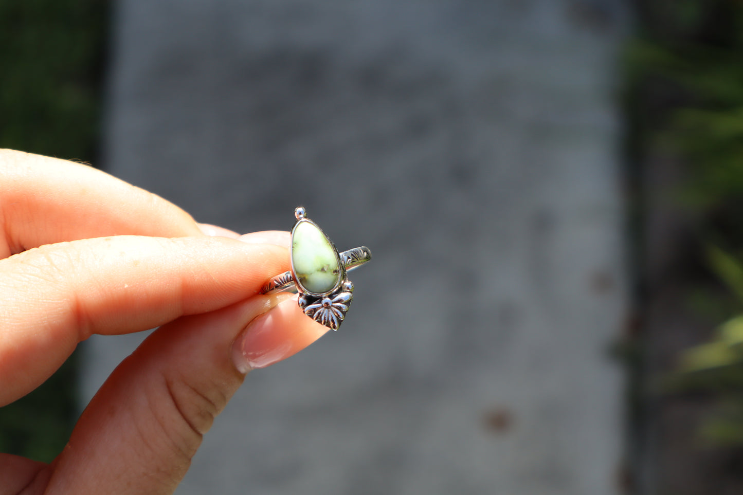 Palomino turquoise “Cactus Flower” ring No.2 Size 7