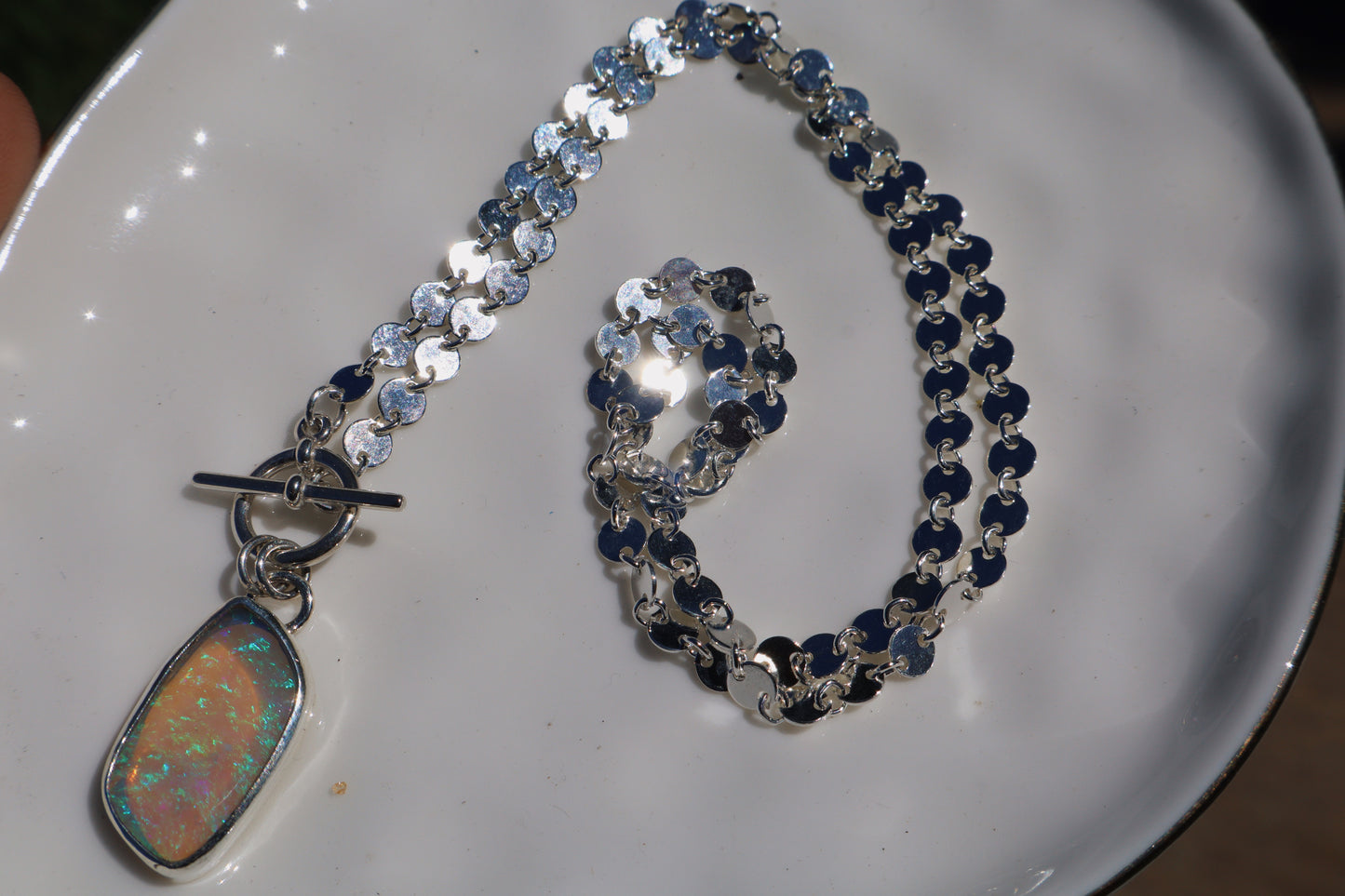 Stunning Crystal Opal Pendant