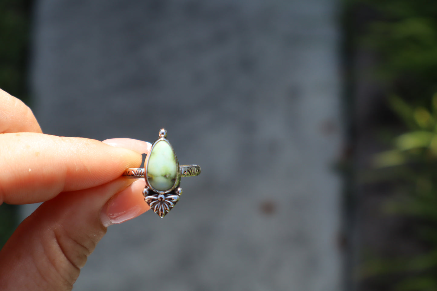 Palomino turquoise “Cactus Flower” ring No.2 Size 7